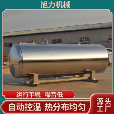 全自动牛肉干高温杀菌锅 不锈钢单层卧式灭菌设备 旭力供应杀菌锅