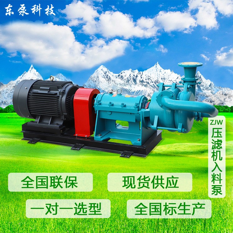 山东东泵 卧式ZJW 现货供应 压滤机入料泵杂质泵污泥处理泵图5