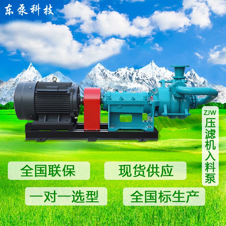 山东东泵 卧式ZJW 现货供应 压滤机入料泵杂质泵污泥处理泵图4