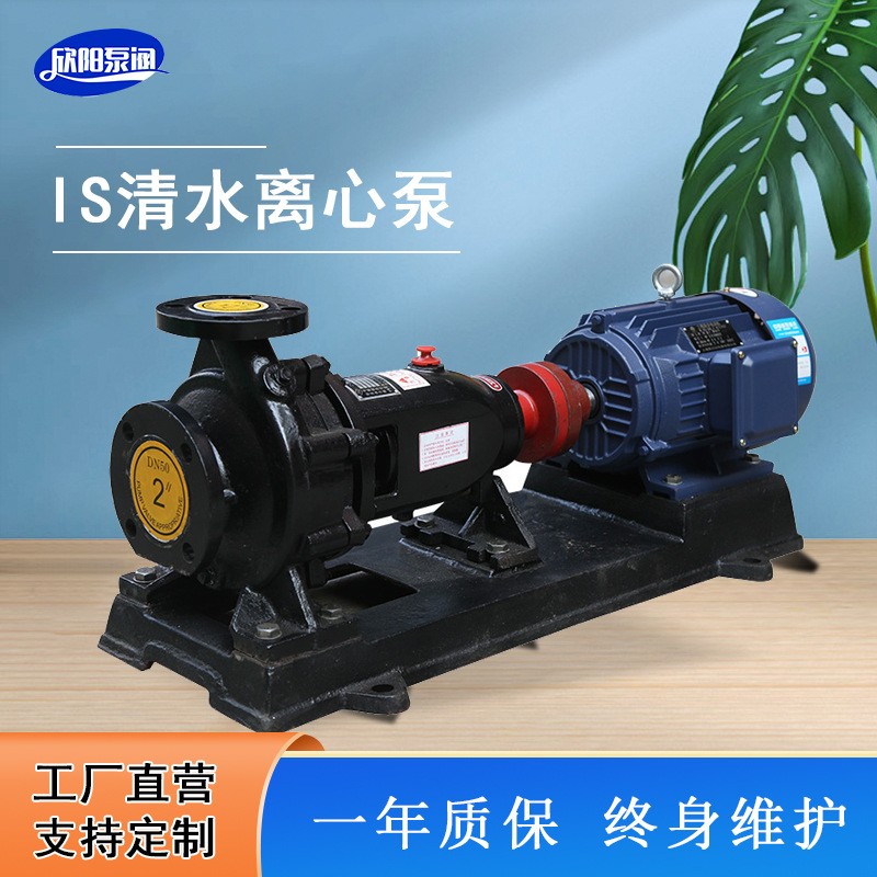 IS卧式清水离心泵农田灌溉柴油机抽水排污工业锅炉给水循环增压泵图3