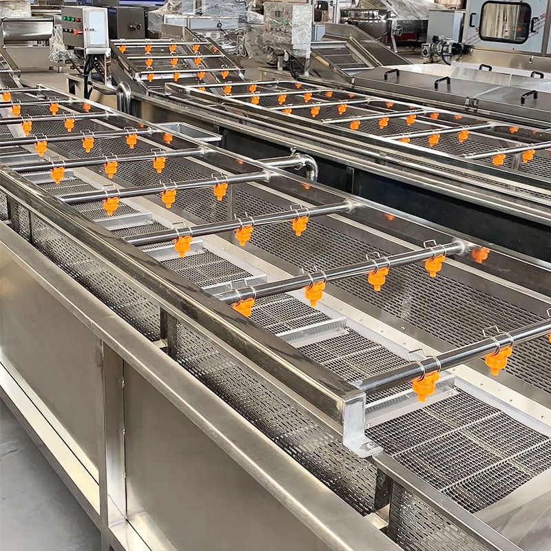 气泡清洗机商用果蔬清洗机高压喷淋鼓泡海鲜清洗设备不锈钢洗菜机