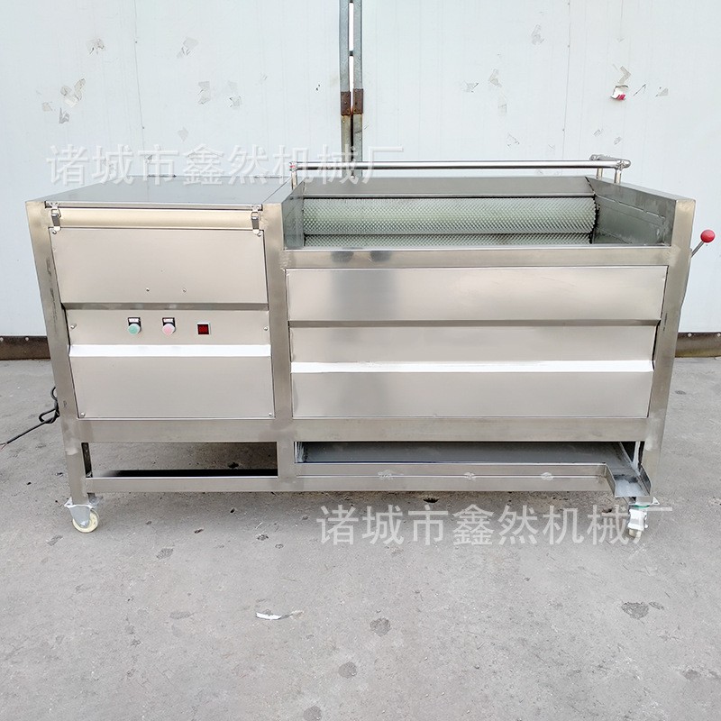 厂家供应 土豆 红薯 大姜 马蹄 猪蹄 猪头 毛刷清洗机不锈钢材图3
