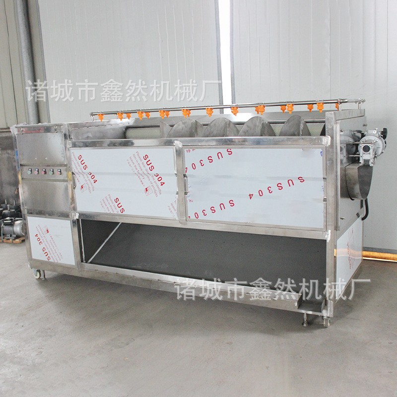 厂家供应 土豆 红薯 大姜 马蹄 猪蹄 猪头 毛刷清洗机不锈钢材图2