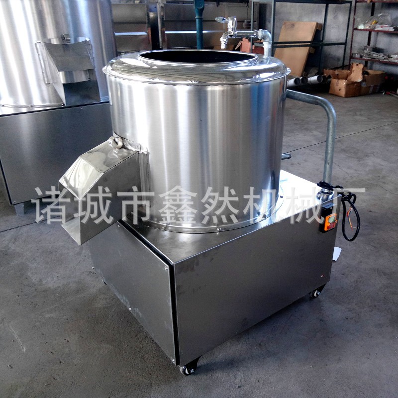 鑫然机械土豆去皮机山芋磨皮机器不锈钢红薯洋芋脱皮机图3
