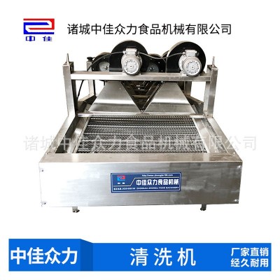 厂家洗菜机水果蔬菜气泡喷淋清洗机全自动蔬菜清洗机