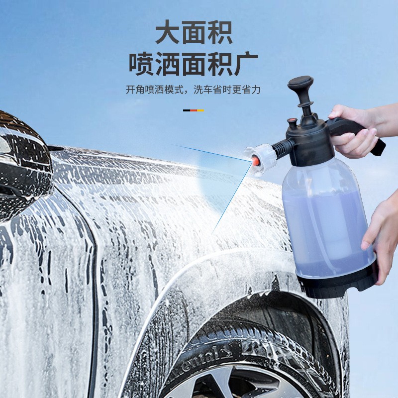 洗车泡沫喷壶工厂直销Pa壶手动高压起泡家用耐酸碱扇形贴膜喷水壶图5