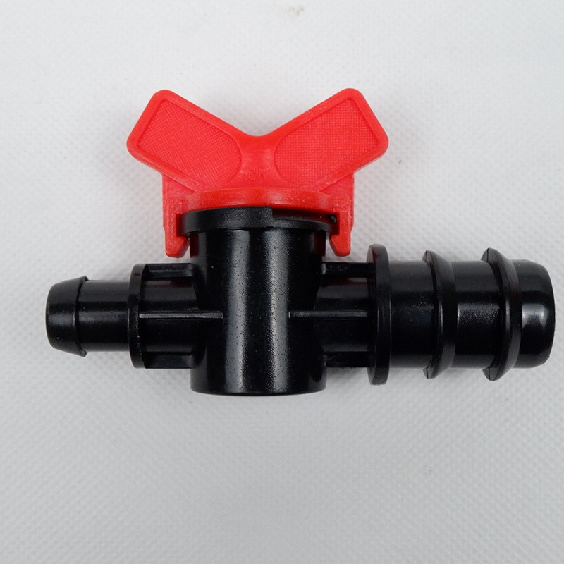 厂家供应园艺灌溉旁通阀滴灌开关滴灌带农用阀门滴灌配件PE直通阀图4