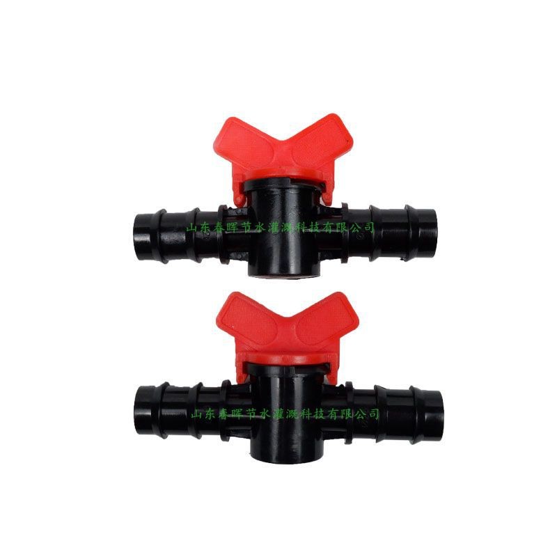 厂家供应园艺灌溉旁通阀滴灌开关滴灌带农用阀门滴灌配件PE直通阀图2