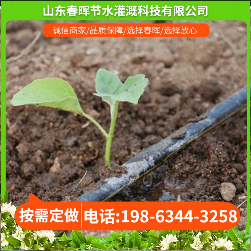 大棚灌溉用16mm贴片式滴灌带 农业灌溉內镶贴片式滴灌带滴管均匀图2