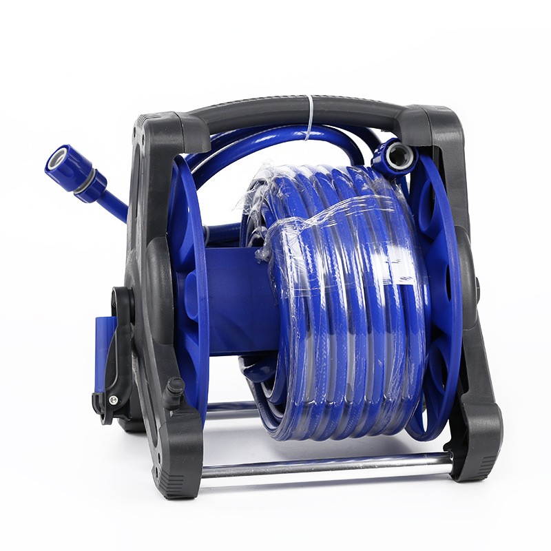 种花收纳车架可手提园林刷车神器卷管器成套家用水管收纳架壁挂式图3