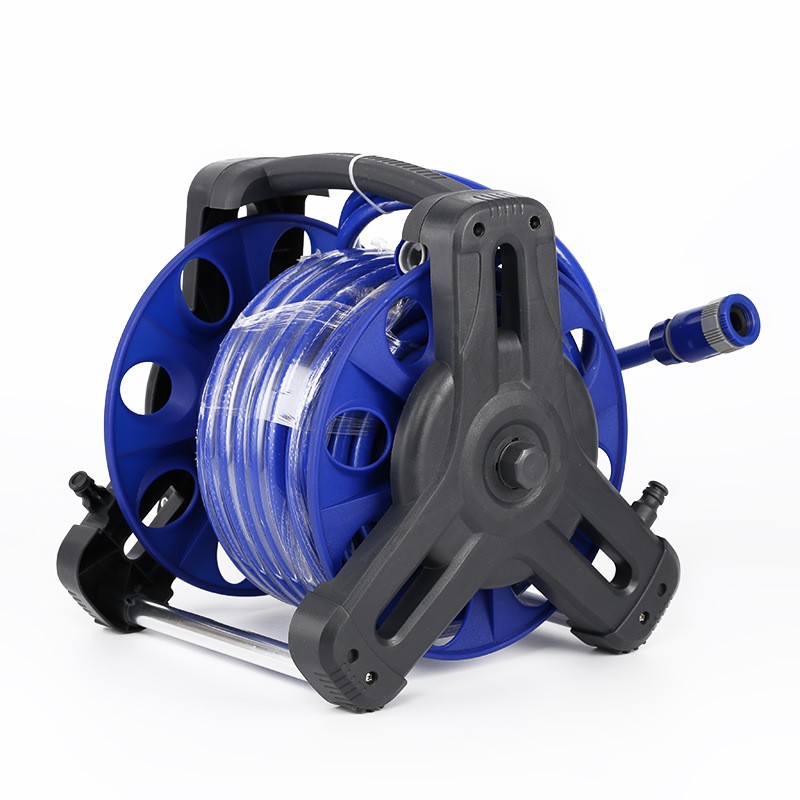 种花收纳车架可手提园林刷车神器卷管器成套家用水管收纳架壁挂式图4