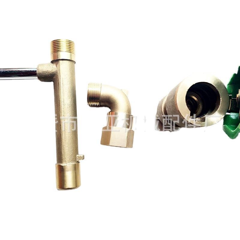 大亚机械红冲DN25黄铜取水阀 工程建筑基地用加厚1寸铜快速取水阀图5