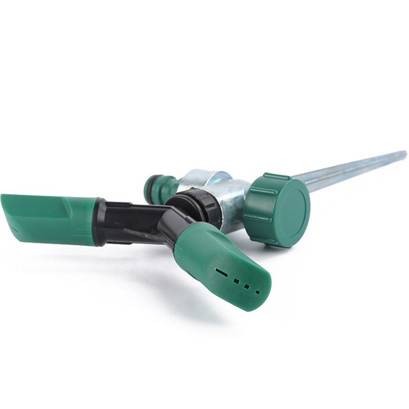 地插式二叉旋转喷头 自动旋转喷头 草坪浇菜浇花大棚降温洒水器图3