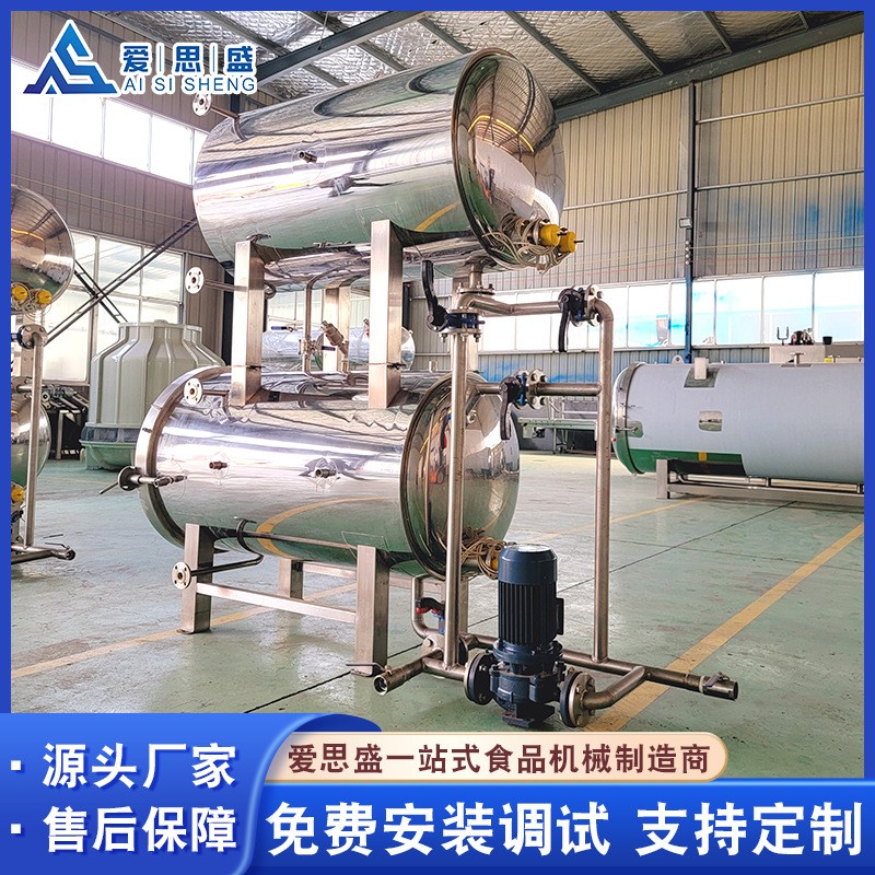 肉类熟食灭菌双层杀菌设备 水浴高压高温真空蛋制品杀菌锅图4