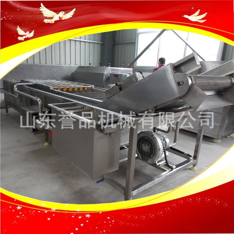 大型净菜生产清洗线 鱿鱼海产品清洗机可根据要求加工定设备图4