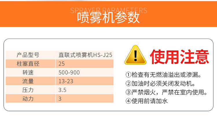 汽油高压打药机