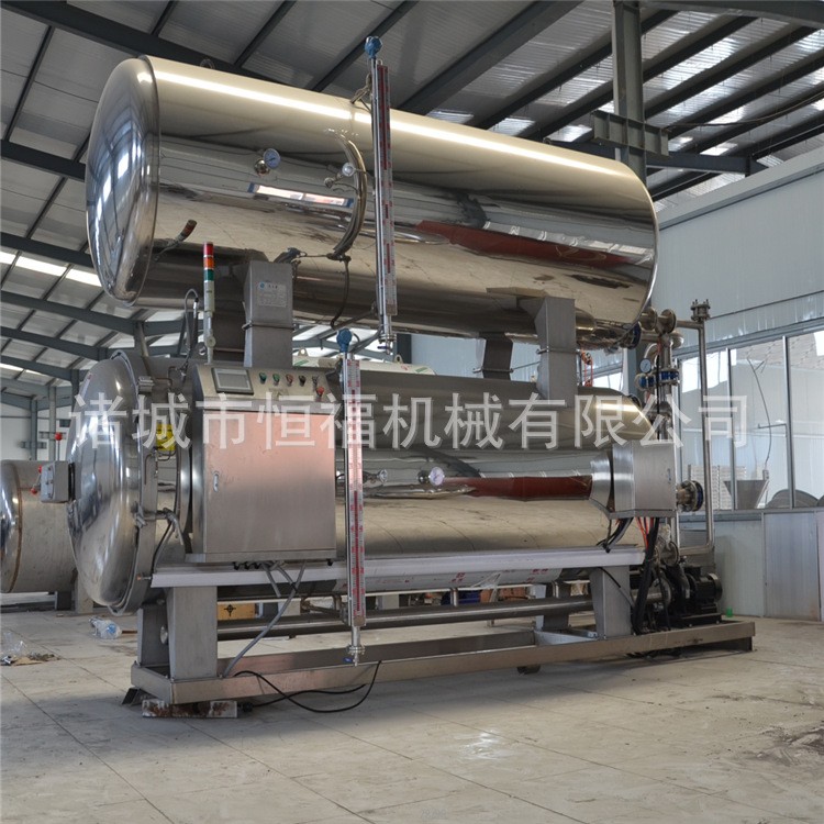 牛肉干全套生产流水线 肘子加工设备 肉制品高温杀菌锅防破袋胀袋图2