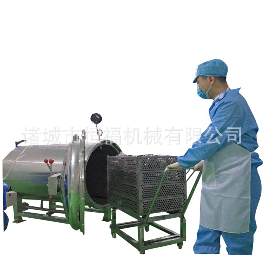 牛肉干全套生产流水线 肘子加工设备 肉制品高温杀菌锅防破袋胀袋图5