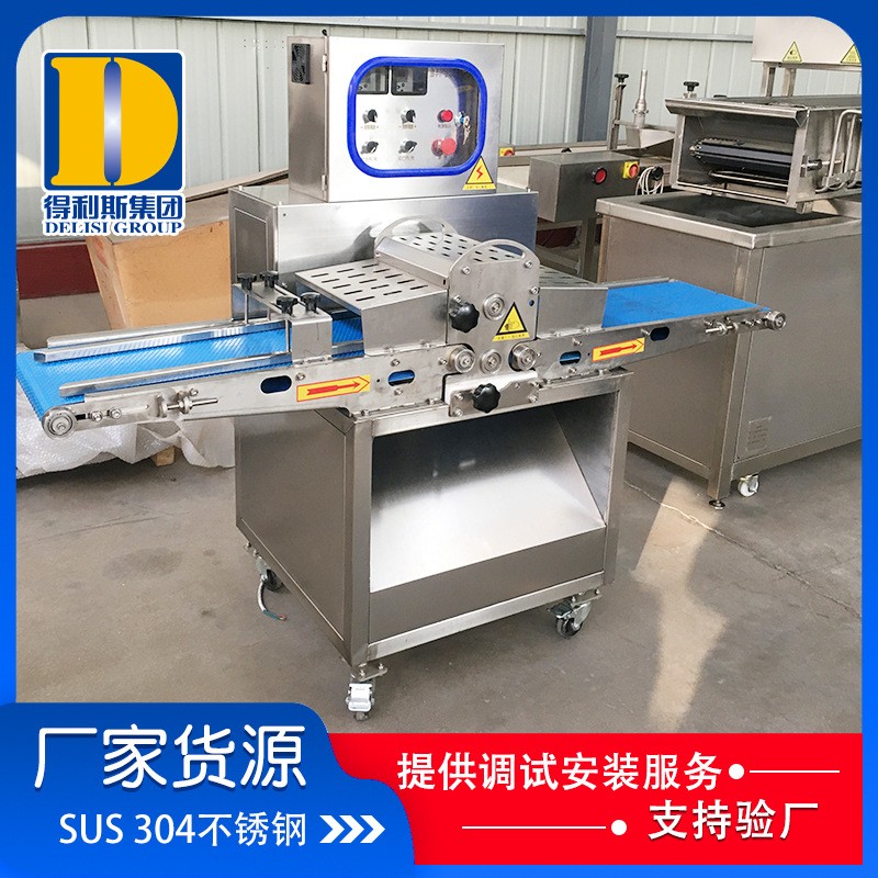 商用鸡胸肉开片机 鲜肉切条机 不锈钢连续式猪肉牛肉开片切条机图4