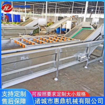 火龙果双层喷淋清洗机 蔬菜清洗风干设备 商用洗菜机 厂家供应