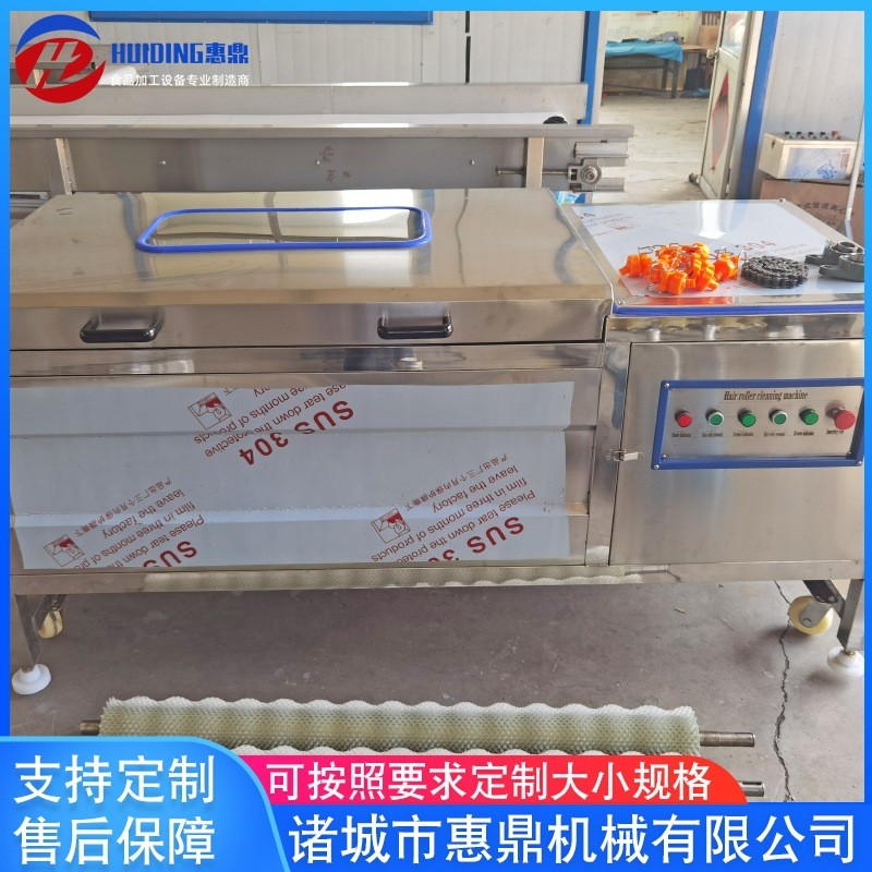 洋芋去皮毛辊清洗机 桔梗黄芪脱皮清洗设备 毛刷清洗机设备图2