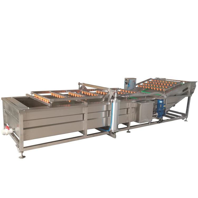 定制气泡清洗流水线 全自动气泡喷淋式果蔬清洗机 净菜加工设备图5