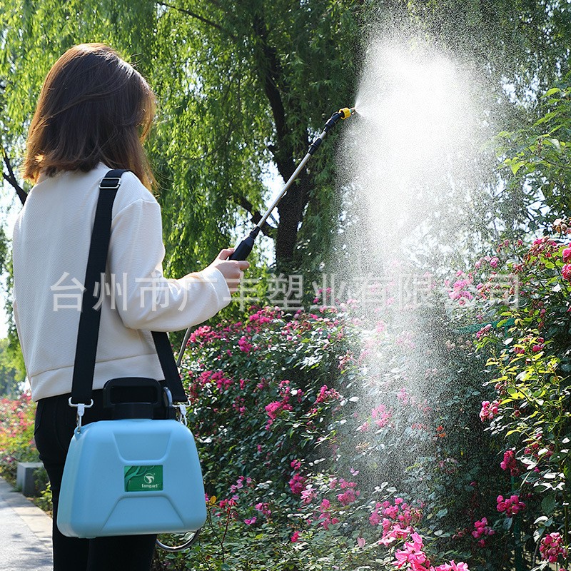 电动喷雾器批发小型锂电池农用消毒浇花大容量防疫园艺充电喷壶图3