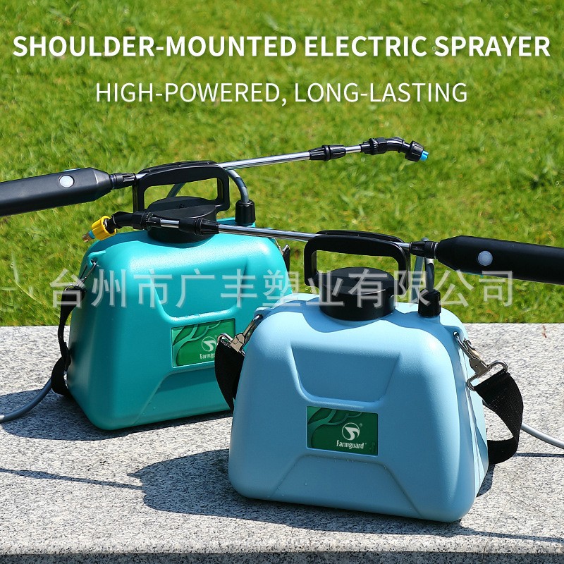 电动喷雾器批发小型锂电池农用消毒浇花大容量防疫园艺充电喷壶图4
