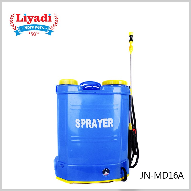 厂家直供16L 新款 电池可拆卸八角消毒疫防电动喷雾器批发图2