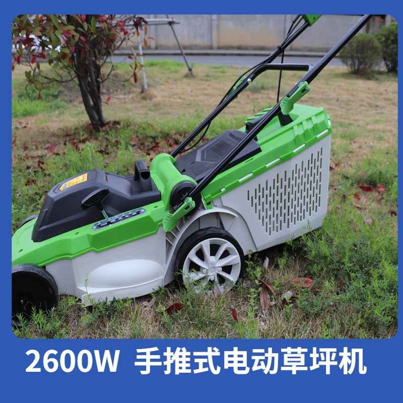 出口供应手推电动草坪机 跨境零售草坪修剪机 公园别墅绿化草坪机图4