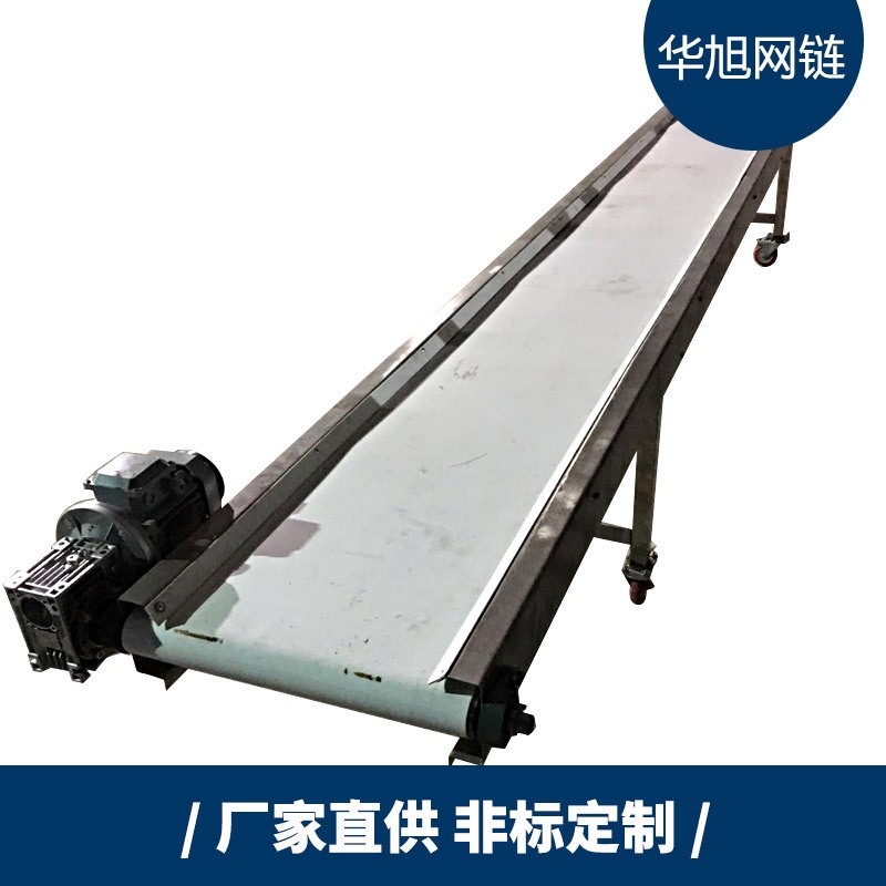 pu皮带输送机 小型传送带爬坡分拣输送机流水线 带式转弯机皮带机图2