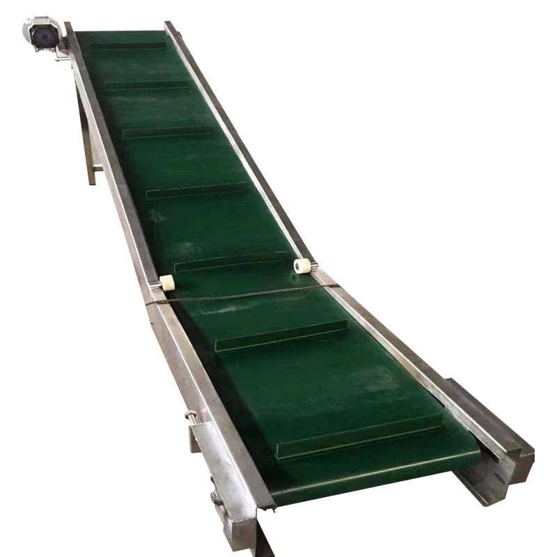 工业食品爬坡输送机小型流水线电动药材烘干分拣提升机皮带输送机图5