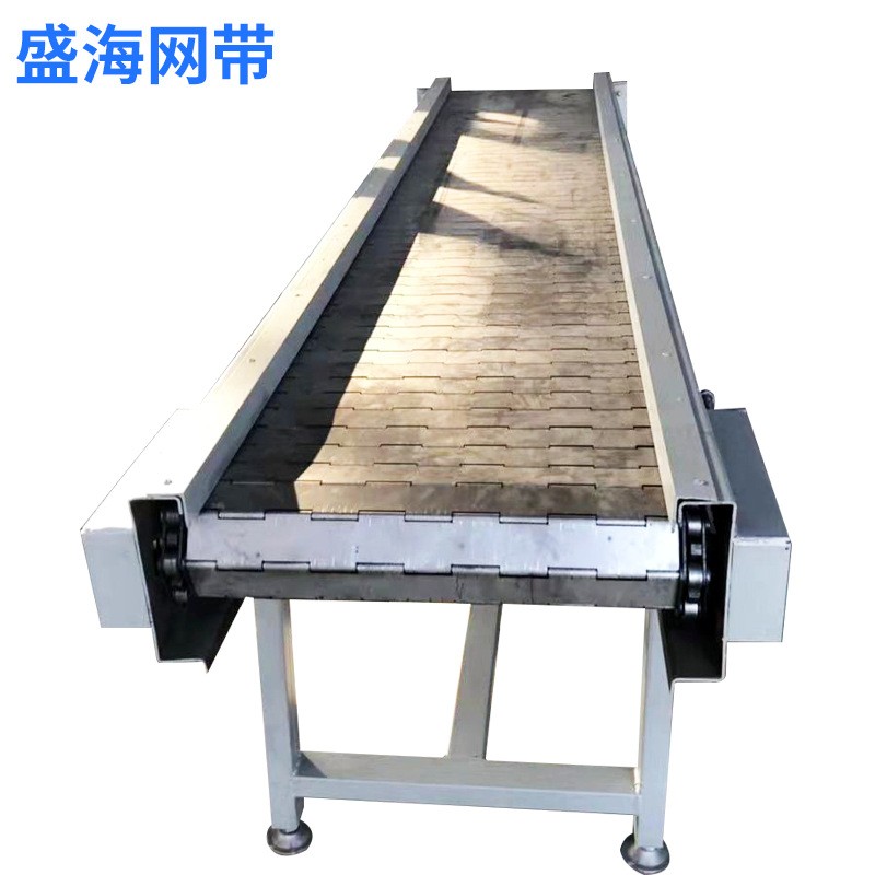 不锈钢冲孔链板输送机流水线重型碳钢链板输送机重型工业输送设备图4