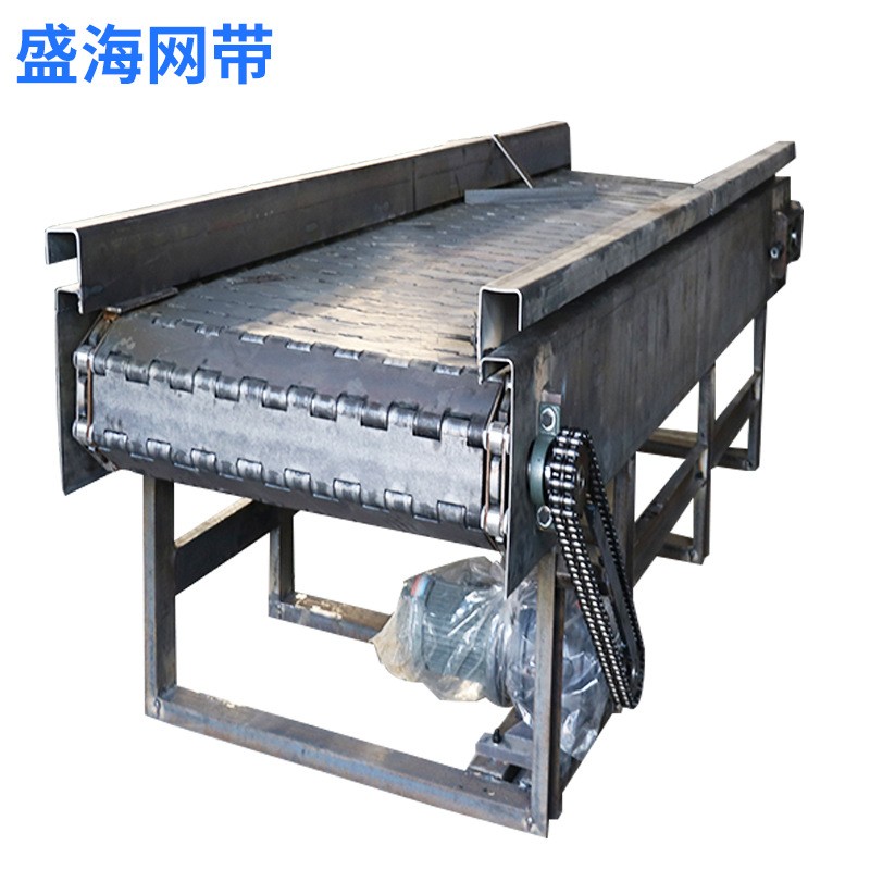 不锈钢冲孔链板输送机流水线重型碳钢链板输送机重型工业输送设备图3