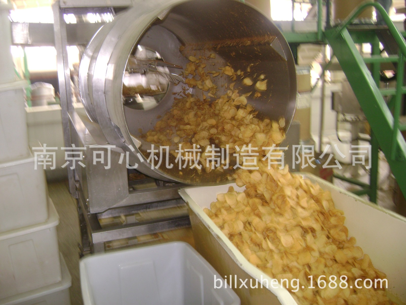 油炸食品生产线 连续油炸线 薯片调味输送机图3