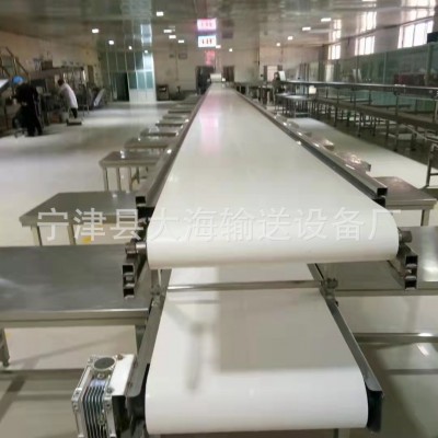 供应 塑料瓶皮带输送机 快餐打包流动线 电子电器组装生产线