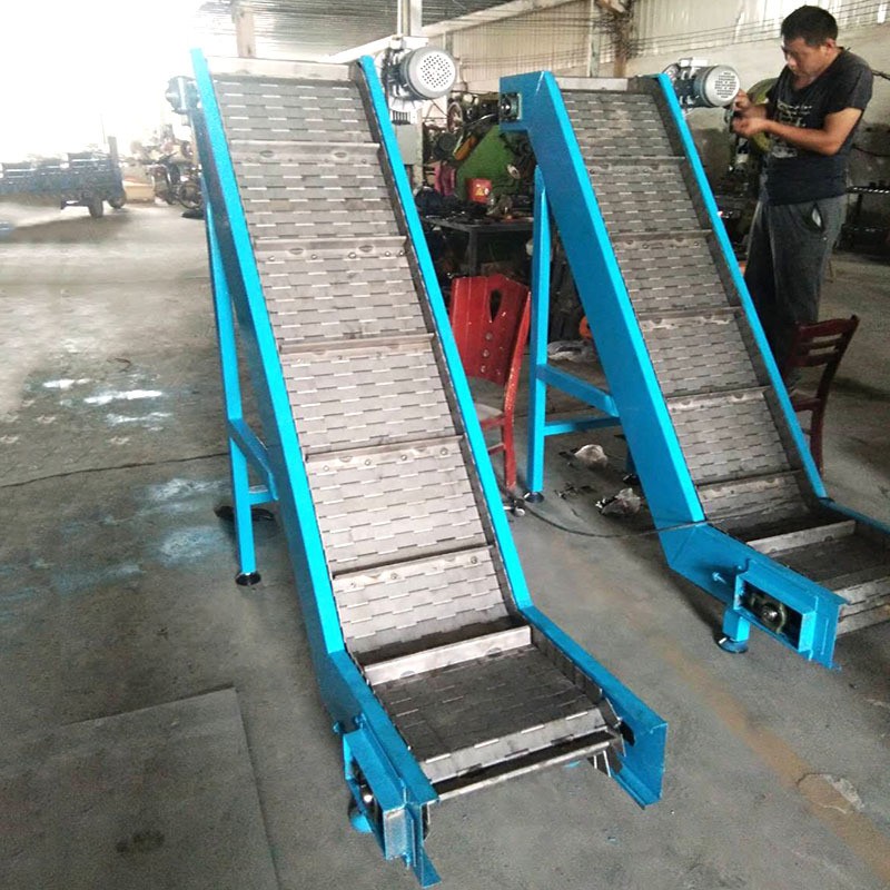 不锈钢冲孔链板式输送机 平顶链输送机 斗式提升机多种型号图4