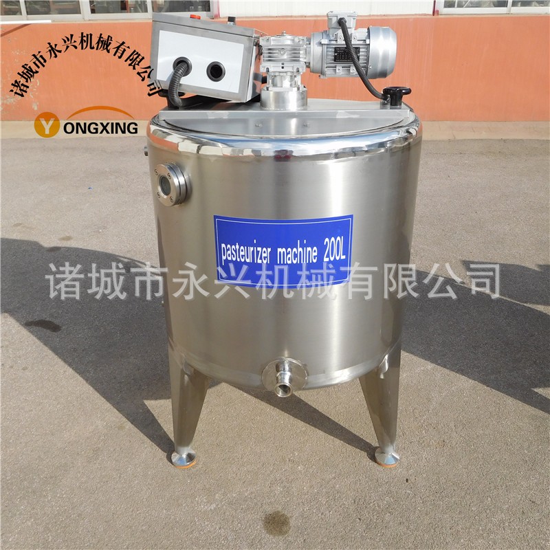 巴氏杀菌机商用液体杀菌机牛奶果汁蛋液米酒巴氏杀菌机酸奶发酵罐图3