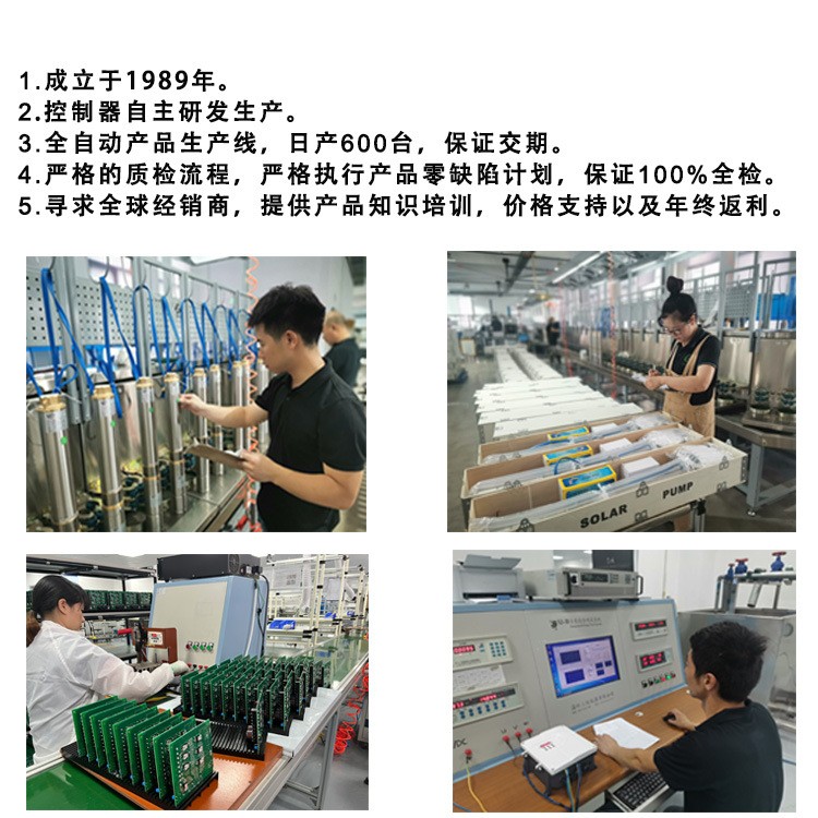 高杨程直流无刷潜水泵 不锈钢光伏深井泵 3寸微型太阳能螺杆泵图5