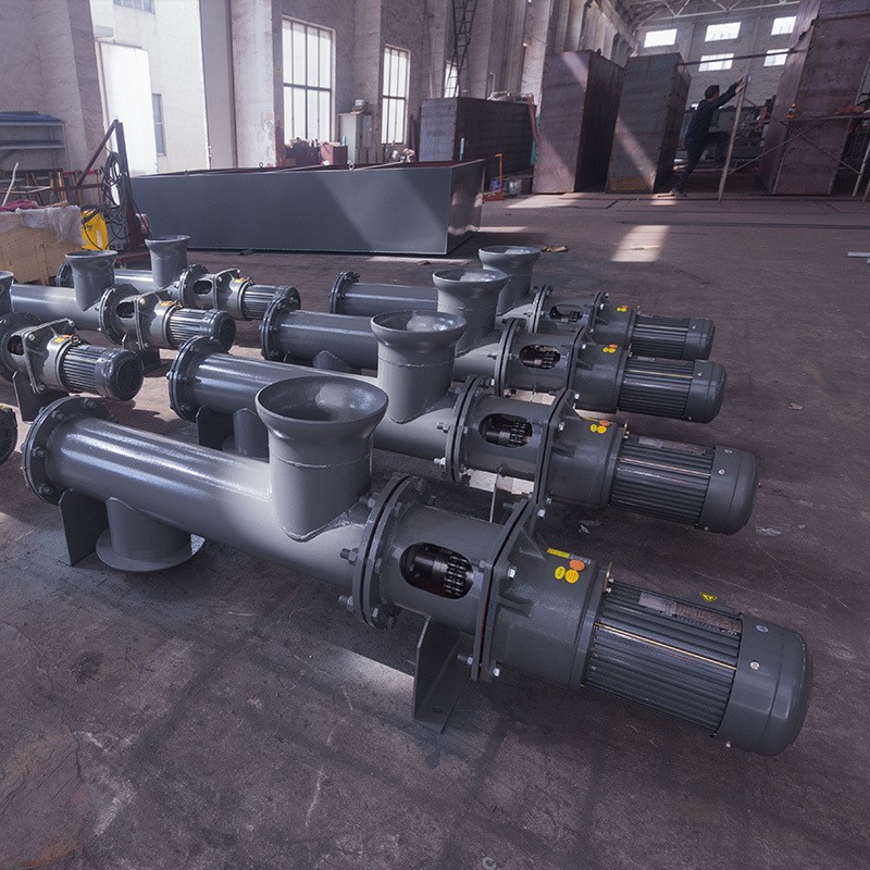 无锡螺旋输送机粗颗粒无轴管式绞龙提升机砂水分离不锈钢环保设备图3