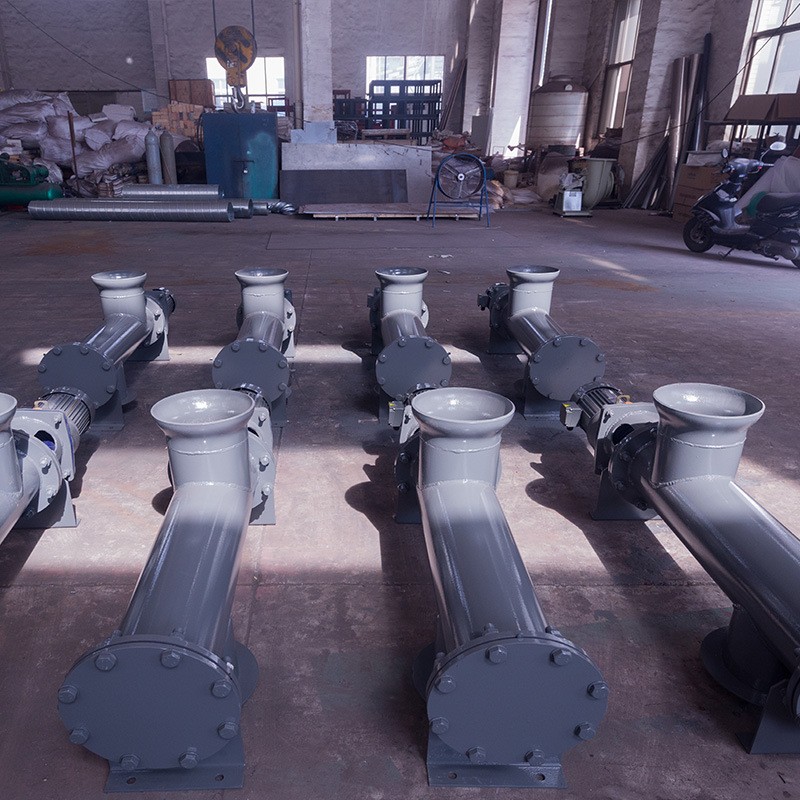 无锡螺旋输送机粗颗粒无轴管式绞龙提升机砂水分离不锈钢环保设备图4