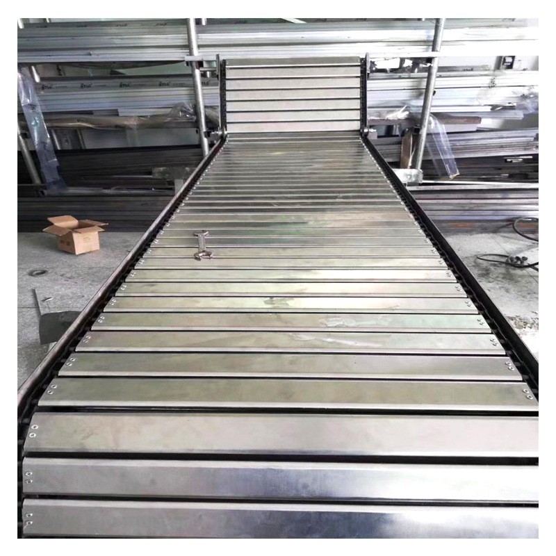 链板输送机不锈钢网带平顶链输送带耐高温链板生产线链板输送带图3