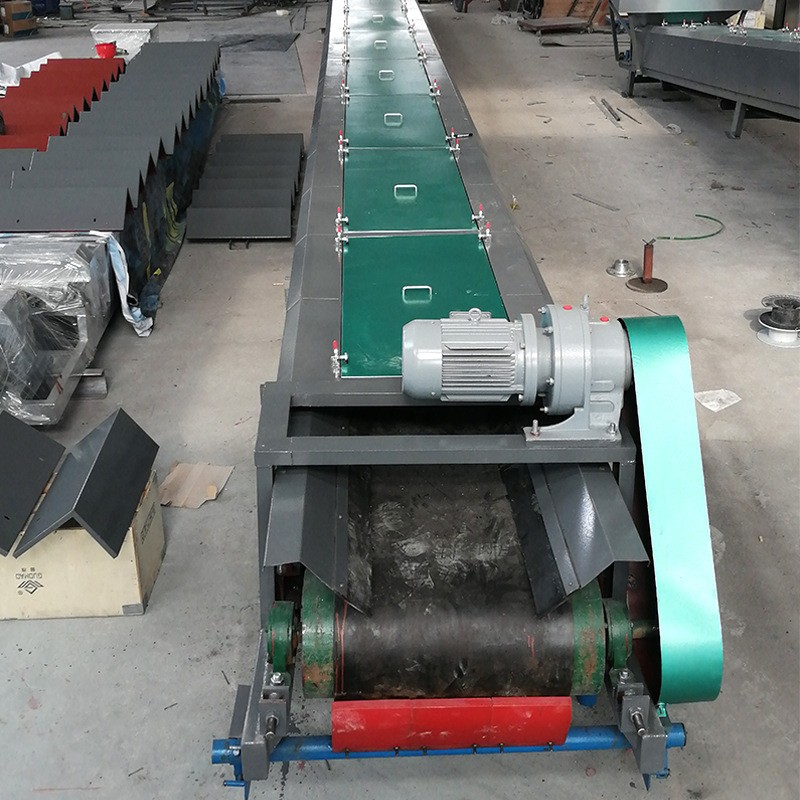 苏州供应皮带输送机批量供应爬坡送料机工厂快递分拣流水线传送机图2