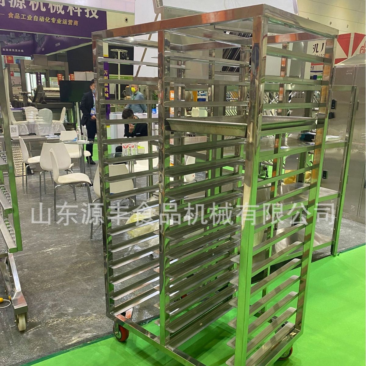 食品厂用304不锈钢速冻架车 不锈钢急冻架车 不锈钢晾肉架车图2