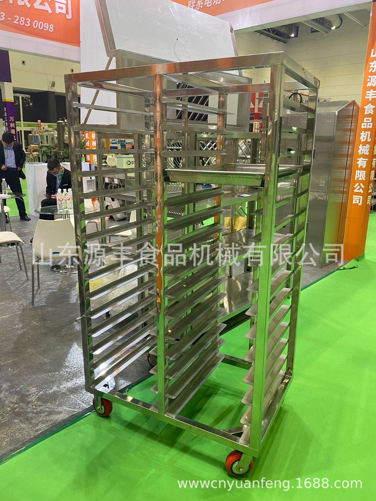 食品厂用304不锈钢速冻架车 不锈钢急冻架车 不锈钢晾肉架车图4