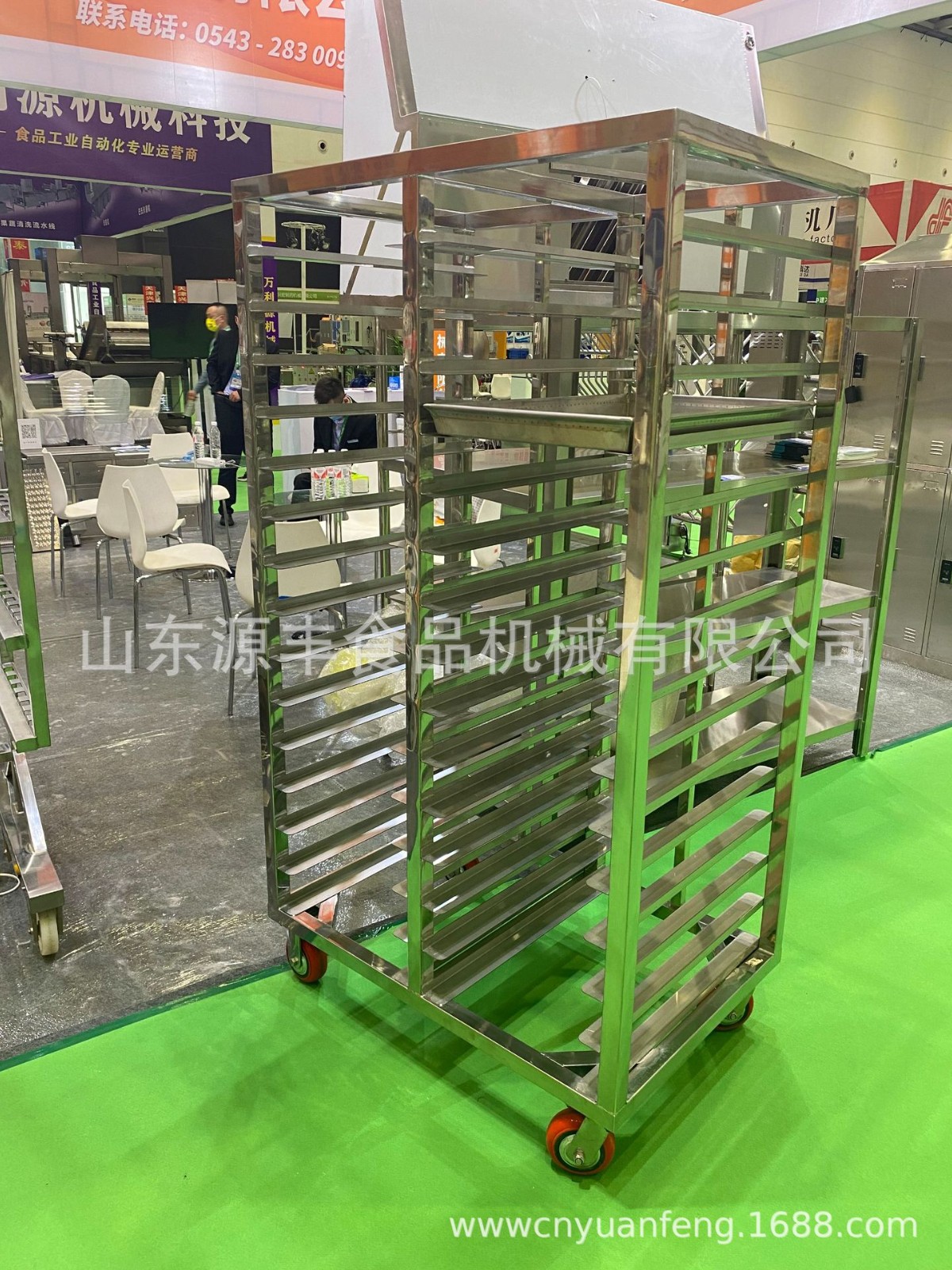 食品厂用304不锈钢速冻架车 不锈钢急冻架车 不锈钢晾肉架车图3