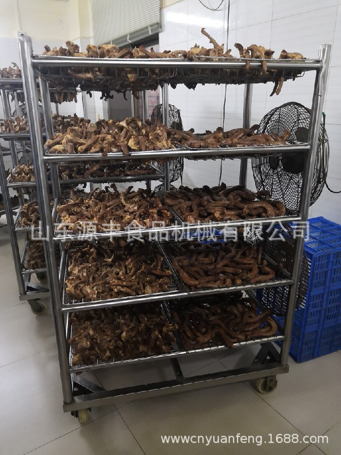 不锈钢速冻架车 晾肉架车 冷库用架子车 车间周转车图4