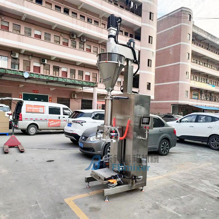 膨松粉体排气升降包装机 锂电池粉末脱气充填机 25KG计量称重包装图3