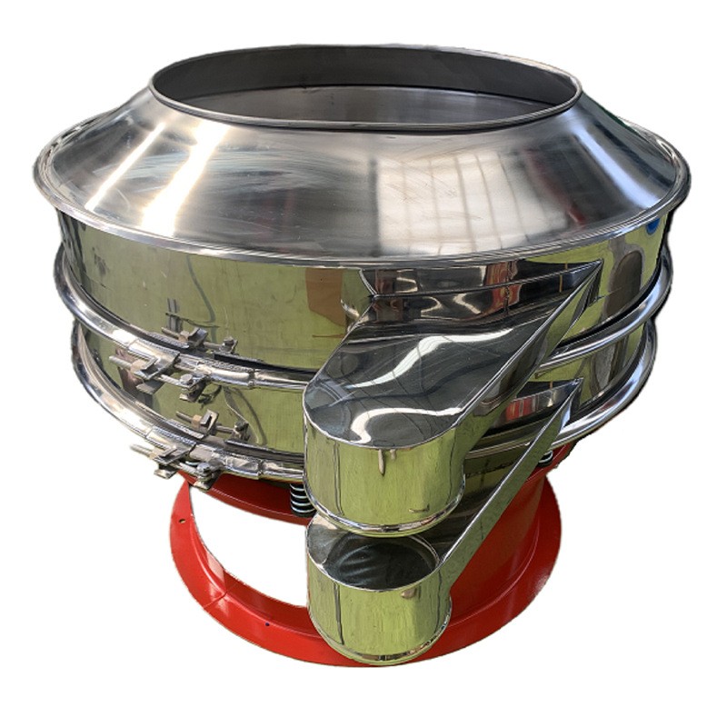 新乡振动筛厂三次元旋振筛小型食品过滤分选筛豆浆颗粒电动震动筛图5