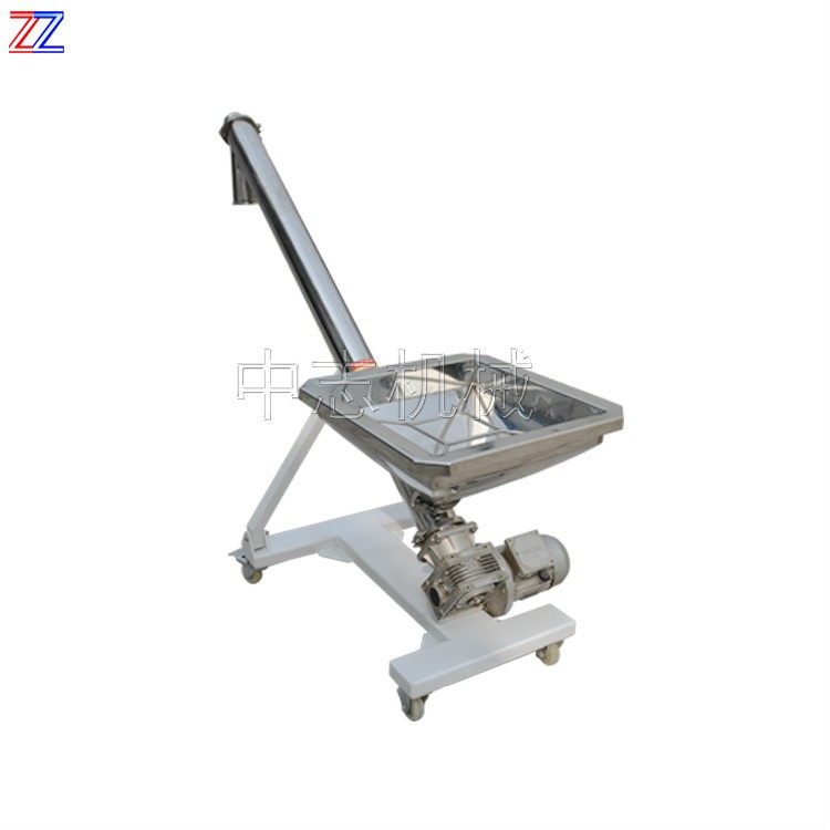 中志螺旋输送机厂家定制水泥粮食螺旋输送机 U型不锈钢螺旋上料机图5